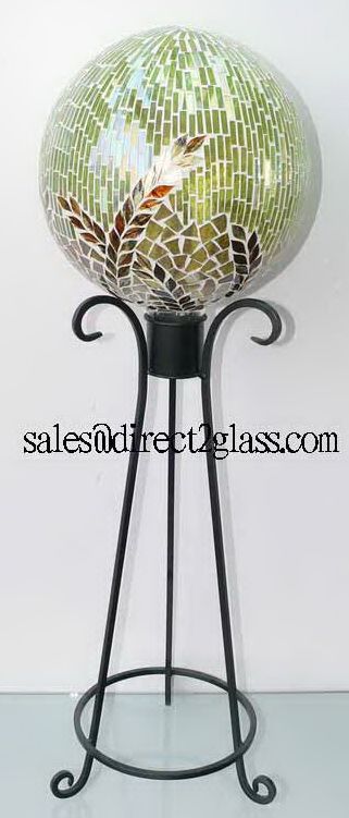 Mosaic Glass Garden Ball for Decoration