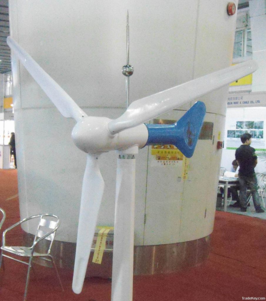 500W wind turbines generator system with pitch controlled