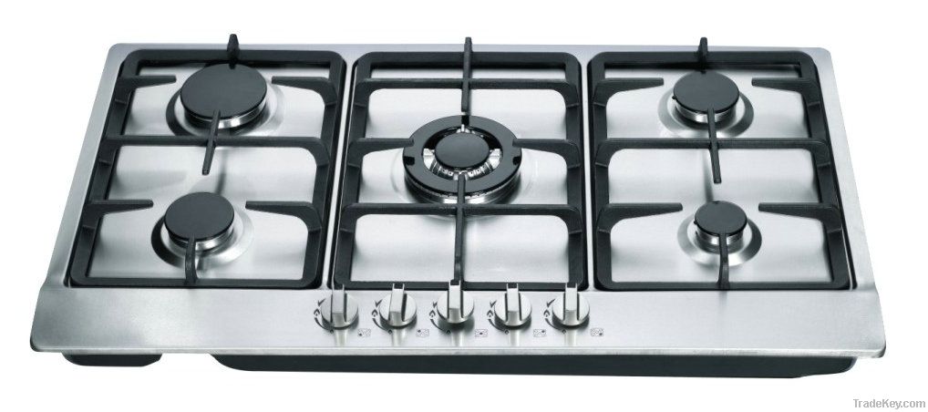 stainless steel cast iron pan support gas hob