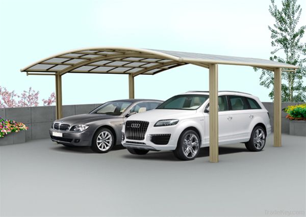 Double Carport (CE, RoHS Certificate, Max. snow load on roof 1500N/m2 (153 kgf/m3))