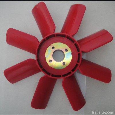 red plastic fan blade