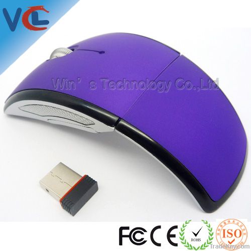 2.4G wireless folding mouse