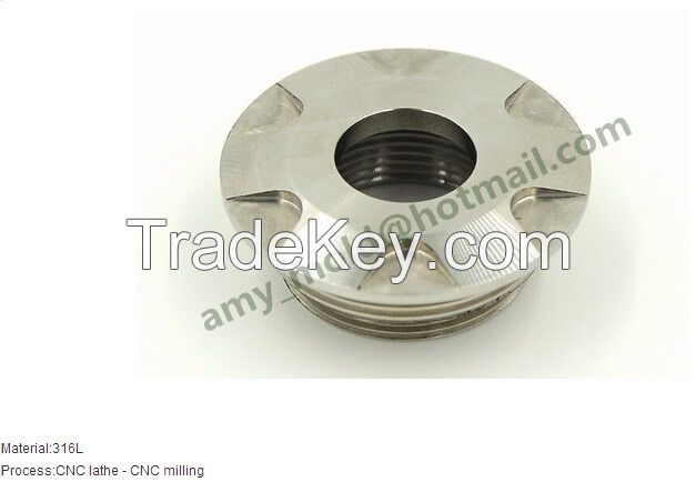 stainless steel milled part