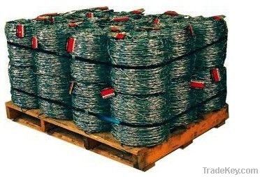 Galvanized/ PVC Coated Barbed Wire