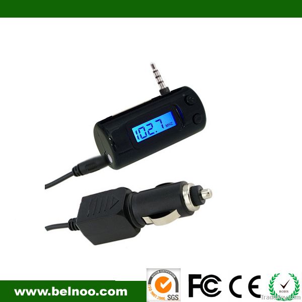 FM Transmitter+Car Charger for iPhone4S