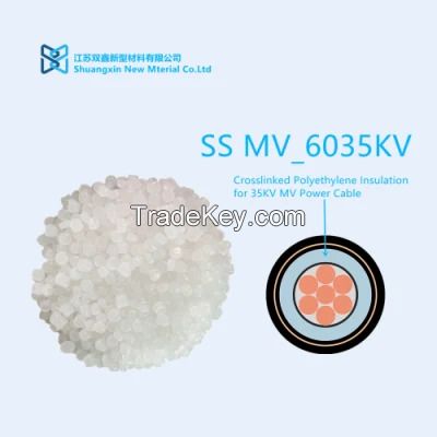 White Particle Insulation for Cable