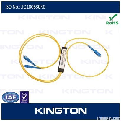 Fiber optic patch cord PLC splitter