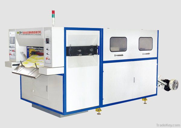 Automatic indentation roll paper die-cutting machine