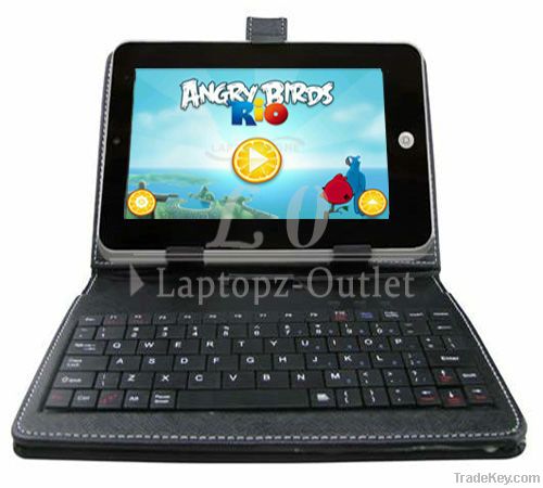 7" Android 2.3 Touch Screen MID Tablet PC Camera Wifi 4GB + Keyboard C