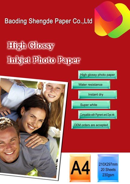 Digital High Glossy Cast Coated Photo Paper