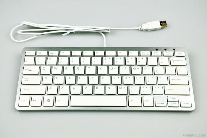 USB PC Slim mini keyboard / chocolate version of the / silent mute / S