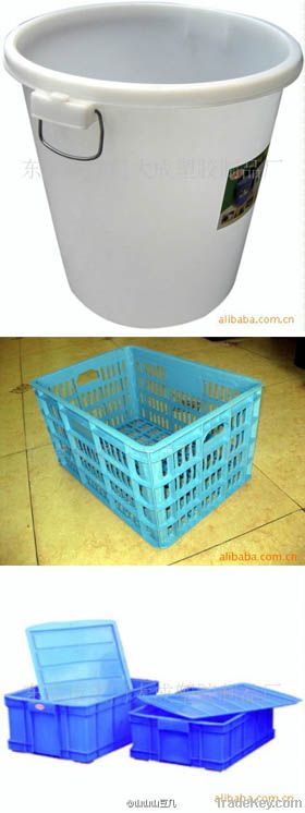 revolving basket, plastic boxes, trash can and other injection product
