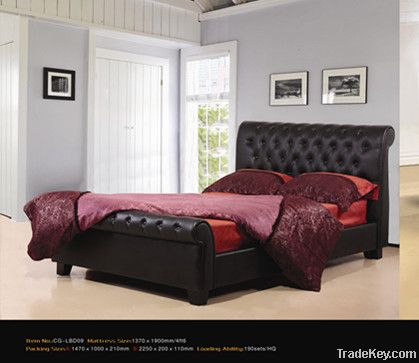 2012 Top Modern Furniture Leather Bed CG-LBD0