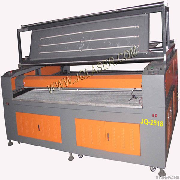 JQ-2515 Cloth Laser Cutting Machine With Auto-reels