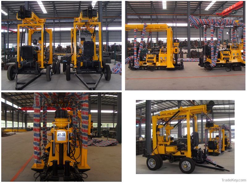 XYX-3 Trailer Mounted Moible Water Well Drilling Rig