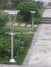 1.4m height 2.6W LED stainless steel Solar Lawn Lamp