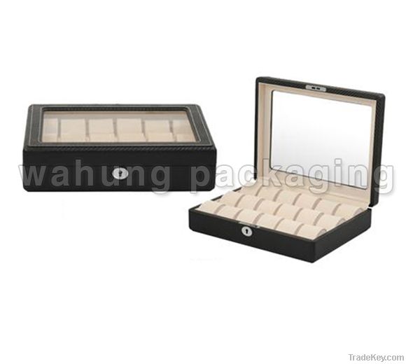 Luxury window wooden watch box