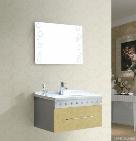 Modern Bathroom Cabinet Made of 304 Stainless Steel