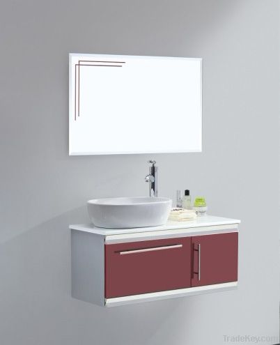 Fashionable Bathroom Cabinet with 20mm Phoenix stone countertop