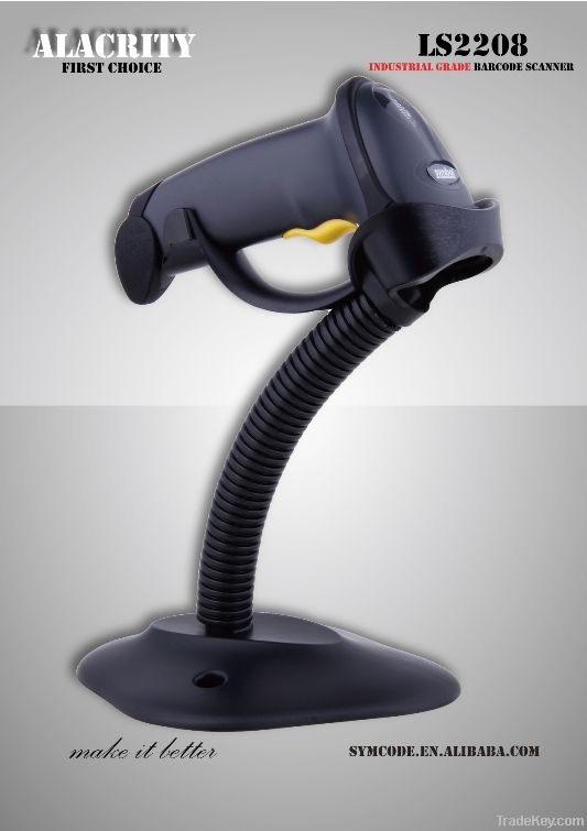 Best selling and High-performance symbol Ls2208 laser barcode scanner