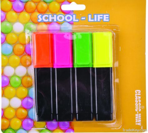 highlighters, school supplies