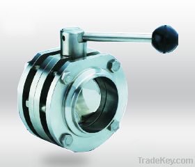 Sanitary Three-pieces Butterfly Valve