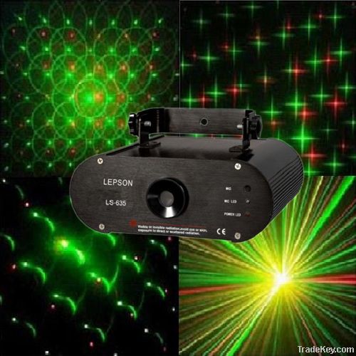 Twinkling laser light