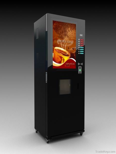 Advertisement drink vending machine