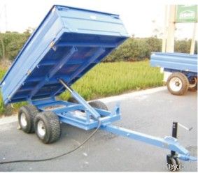 2.0T/3.0T 4 wheel dump trailer, farm trailer