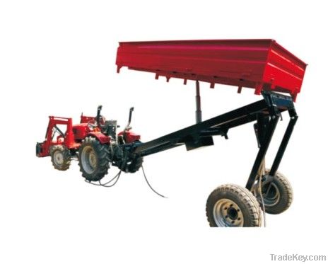 4.0T 3way 2 wheel farm tractor trailer
