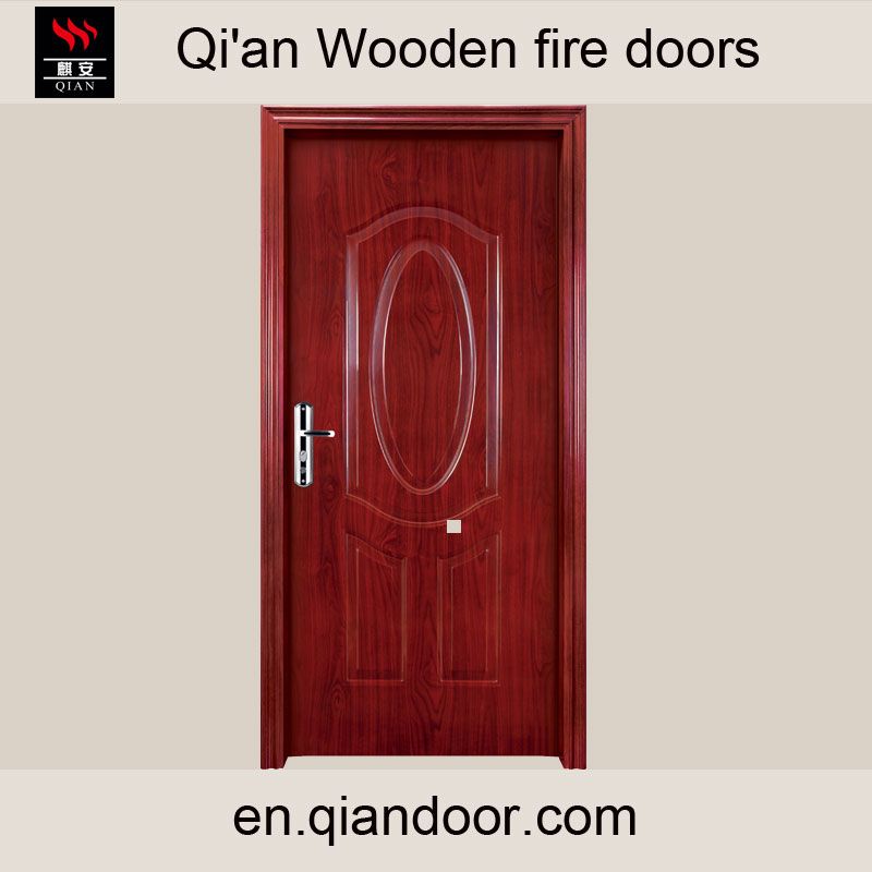 Wooden fire door