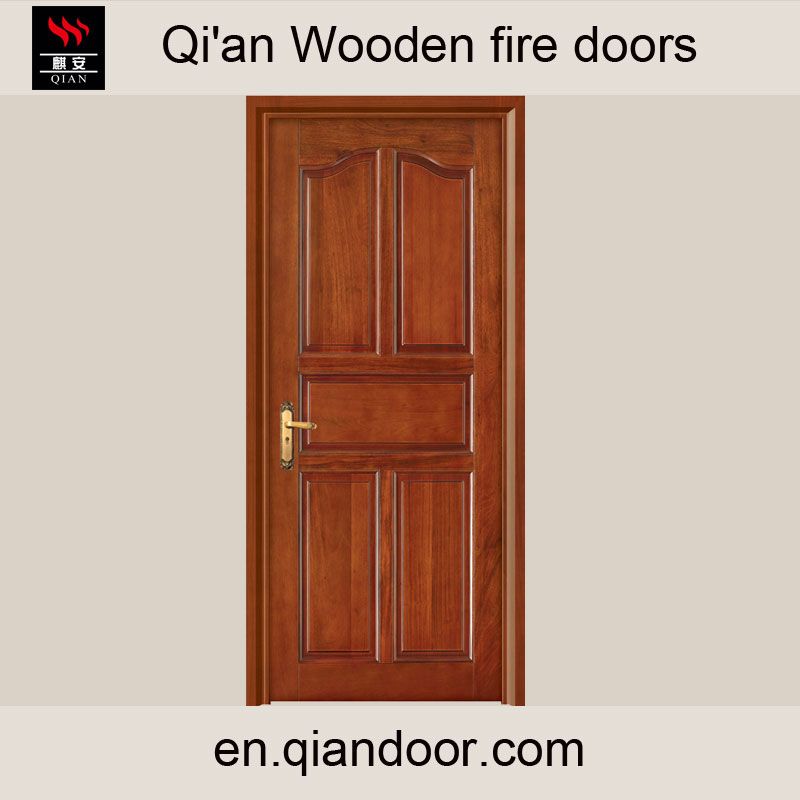 Wooden fire door