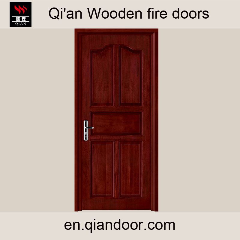 Wooden fire door