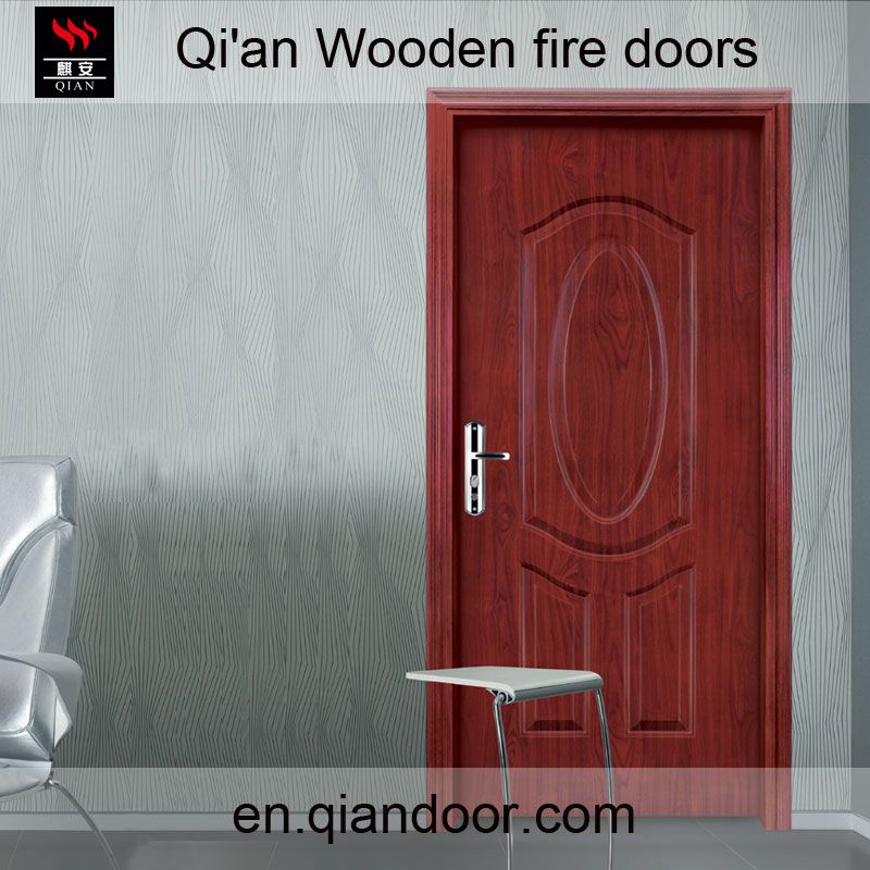 Wooden fire door