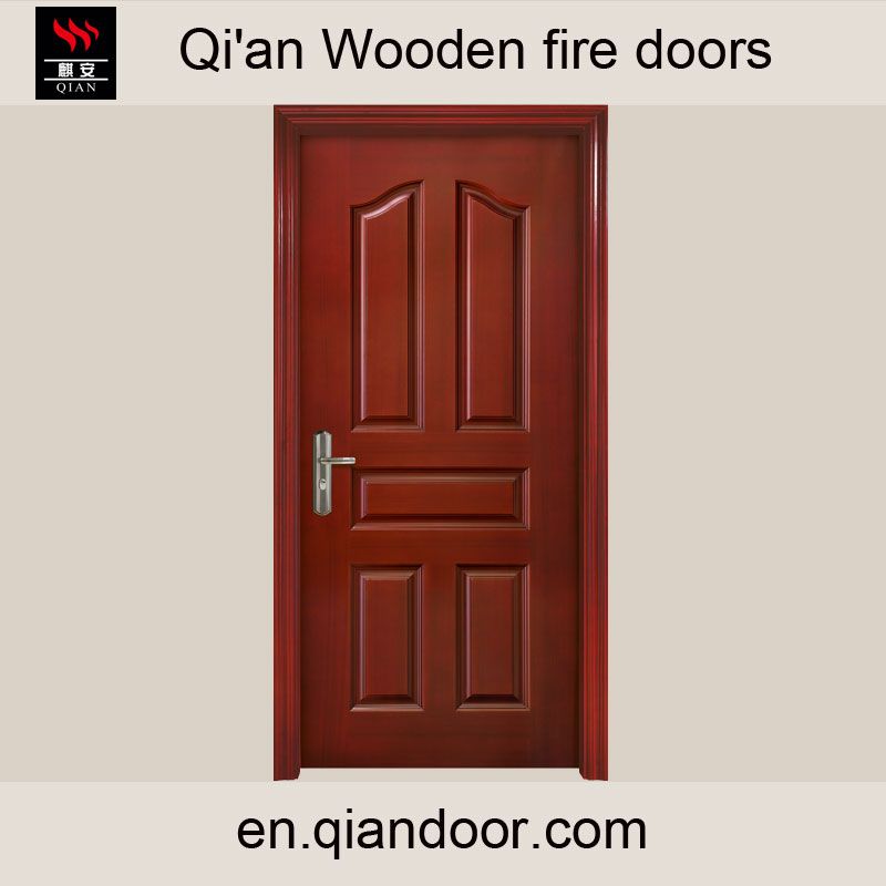 Wooden fire door