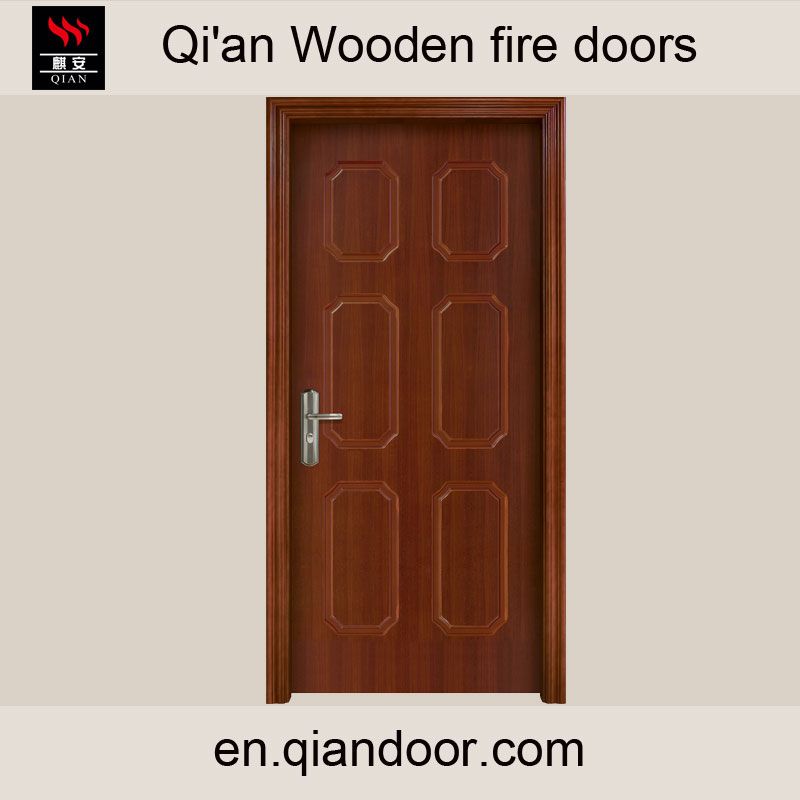 Wooden fire door