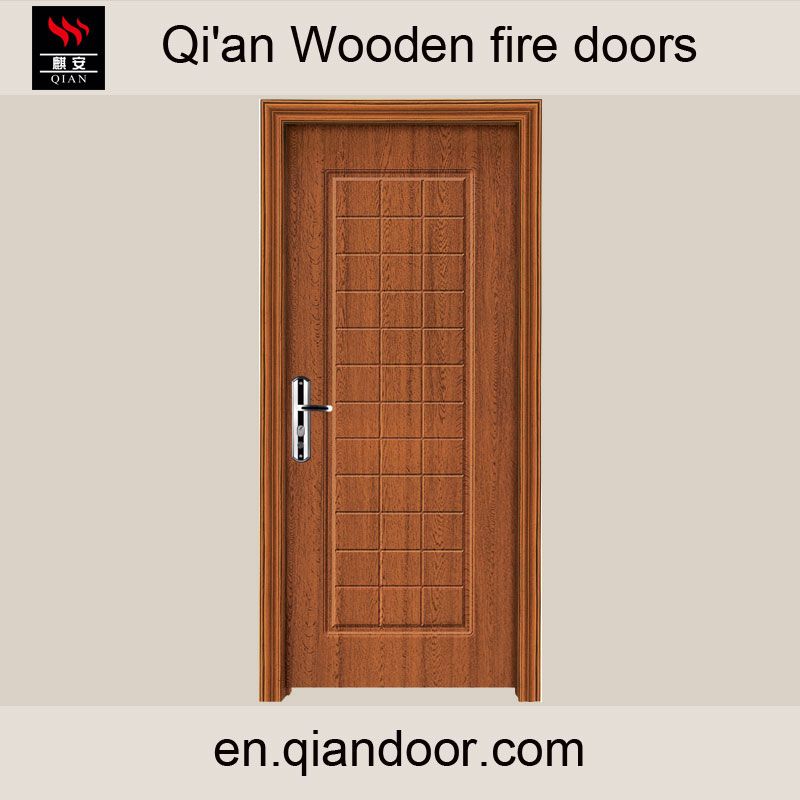 Wooden fire door