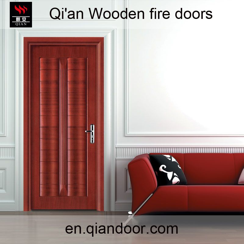 Wooden fire door