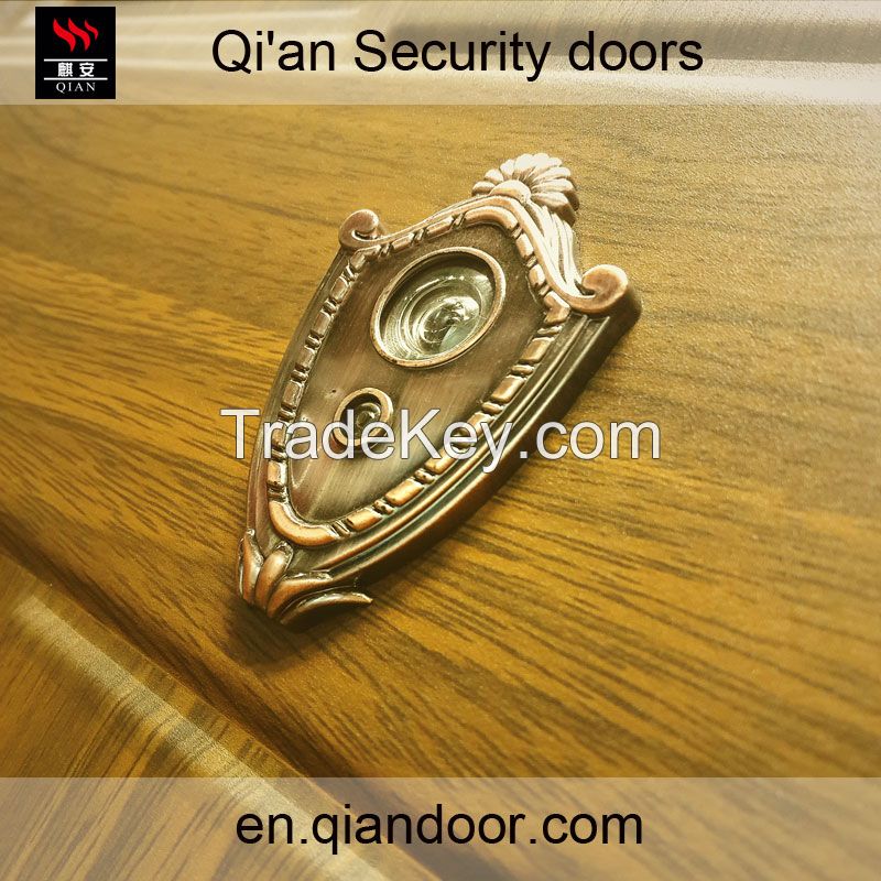 Steel Security Door QA-FDM007 door viewer