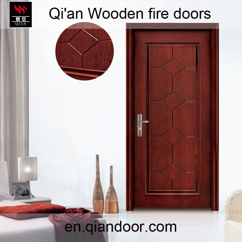 Wooden fire door