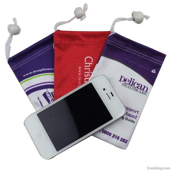 China manufacture of microfiber cloth bag for cellphone