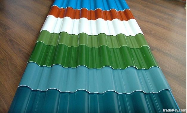 PREPAINTED COLD ROLLED CORRUGATED STEEL SHEET