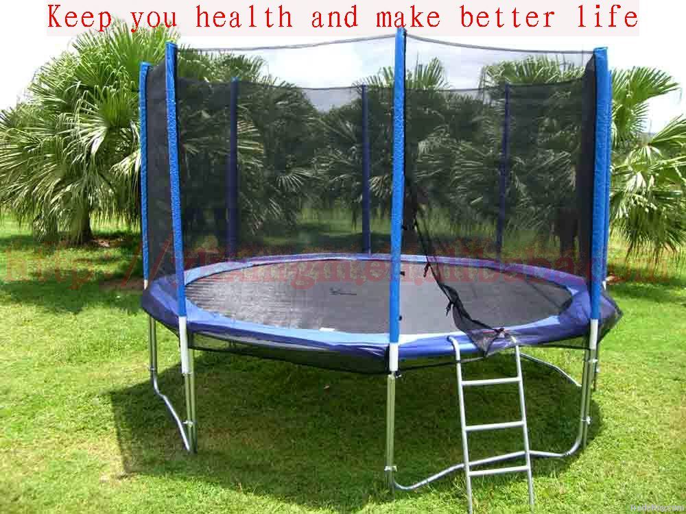 6-15FT big trampolines with safety net