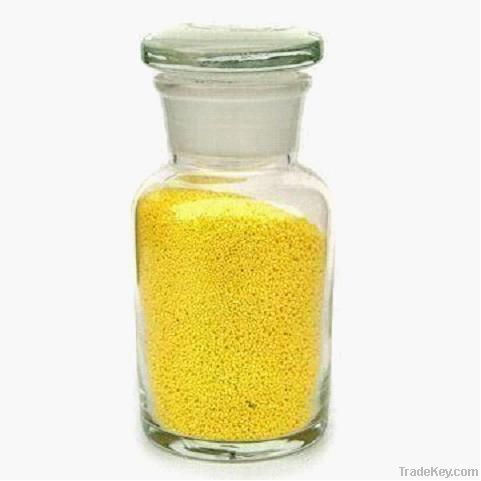 Yellow speckles for detergent powder