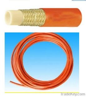 Abrasion resistant polyurethane tubing with smooth inside surface