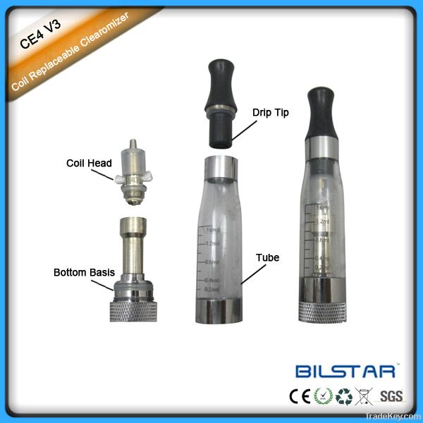 Bilstar hot sell ce4 v3 with detachable and coil head replaceable