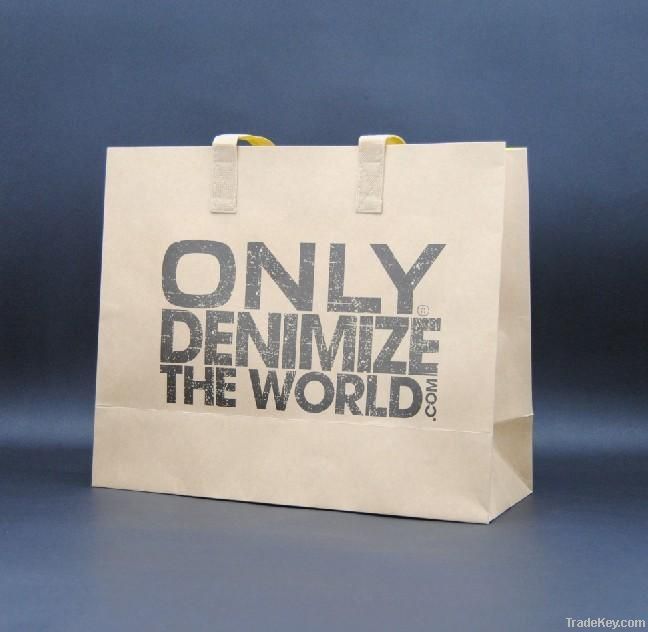 Paper Bag for food packaging with OEM Logo Printing