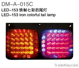 LED-153 iron colorful tail lamp