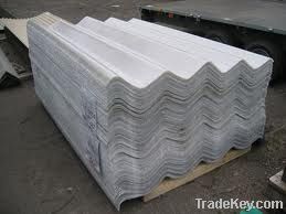 Fiber corrugated roofing sheet