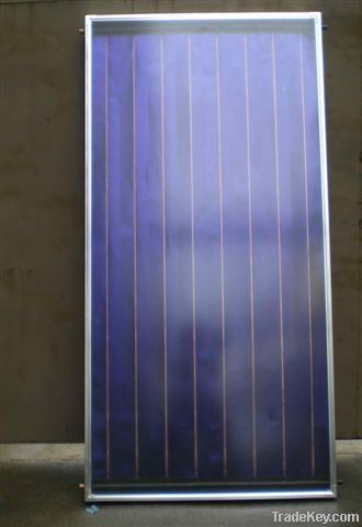 Blue titanium solar collector